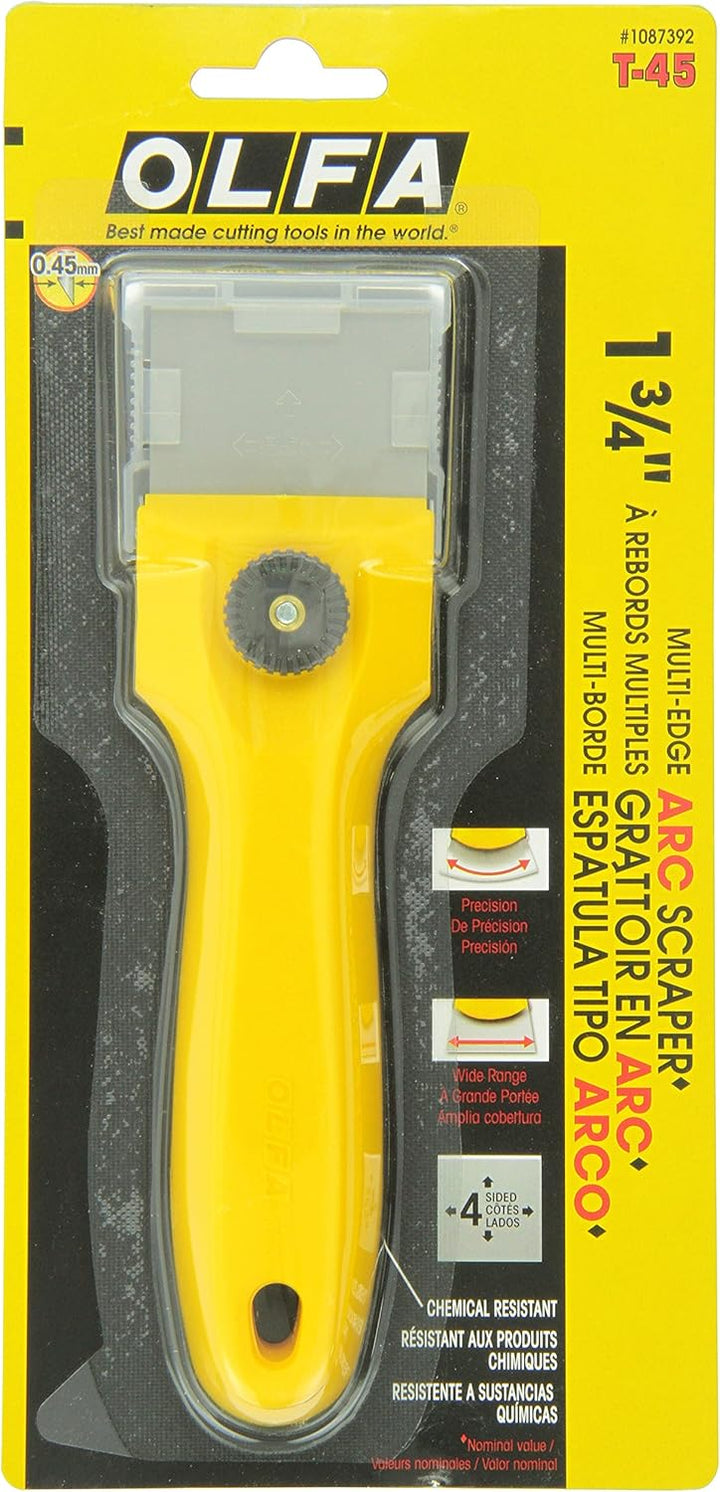 OLFA Schaber T-45 mit 45mm breiter Klinge 45mm Schaber T-45, 45mm Schaber T-45