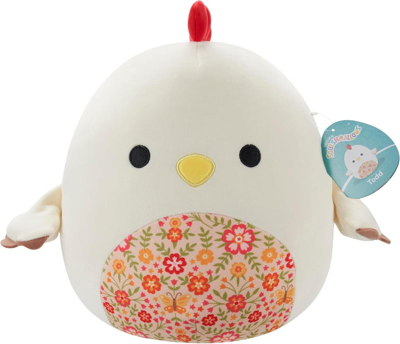 Squishmallows SQCR05418 - Todd der Hahn 30 cm, offizielles Jazwares Plüsch, superweiches Kuscheltier