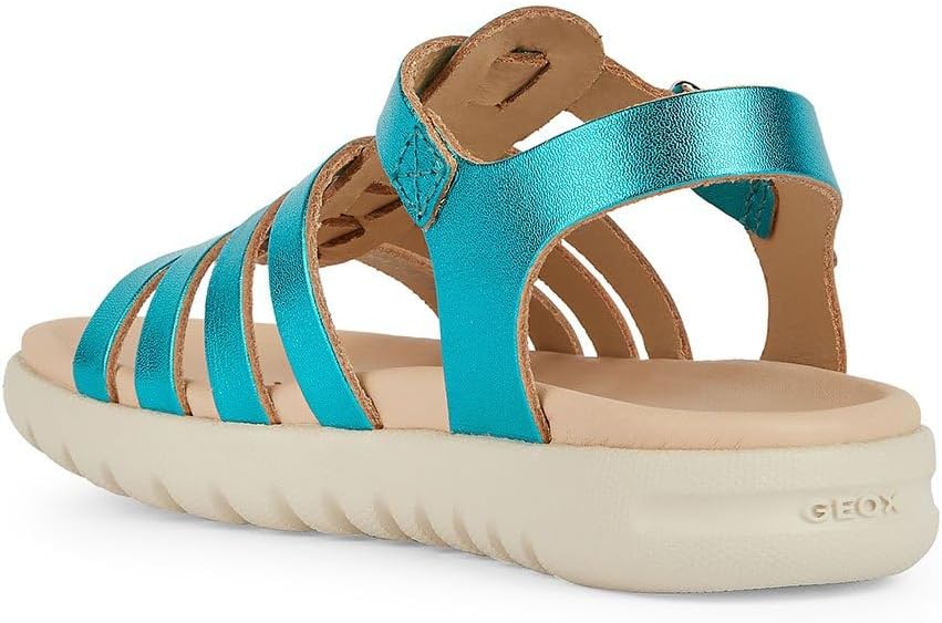 Geox J Sandal Soleima Gir Mädchen Sandal 24 EU Emerald, 24 EU Emerald