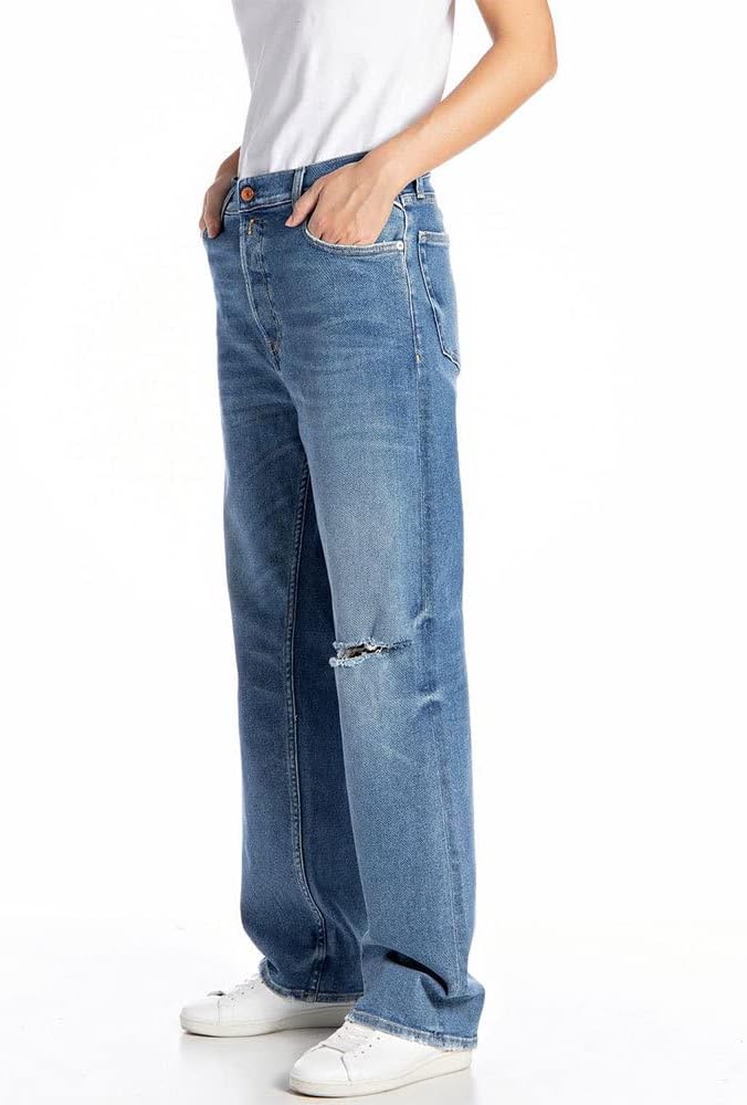 Replay Damen Jaylie Jeans 27W / 28L 009 Medium Blue, 27W / 28L 009 Medium Blue