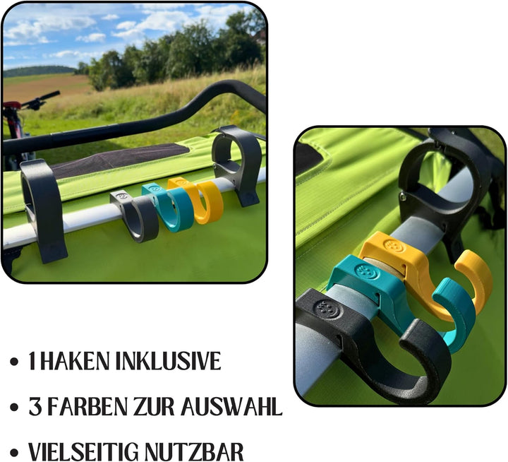 Laufrad & Kinder Fahrrad Halterung für Thule Chariot ab 2017 Sport Cross Cab Lite 2, Kinderwagen, Ha