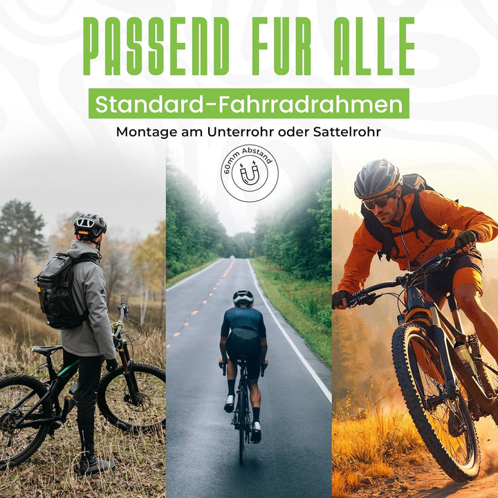 0,7L Fahrradflasche mit integrierter Werkzeugbox Magenta Made in DE Magenta 700 ml, Magenta 700 ml