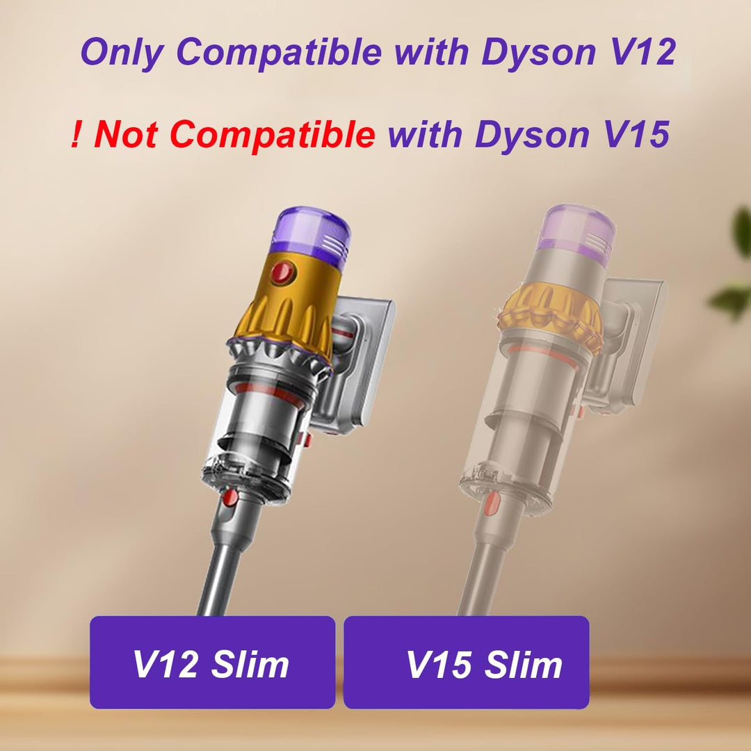 V12 Zubehör Set für Dyson V12 Detect Slim Absolute Filter HEPA & Fluffy Bürstenwalze, Ersatzteile fü