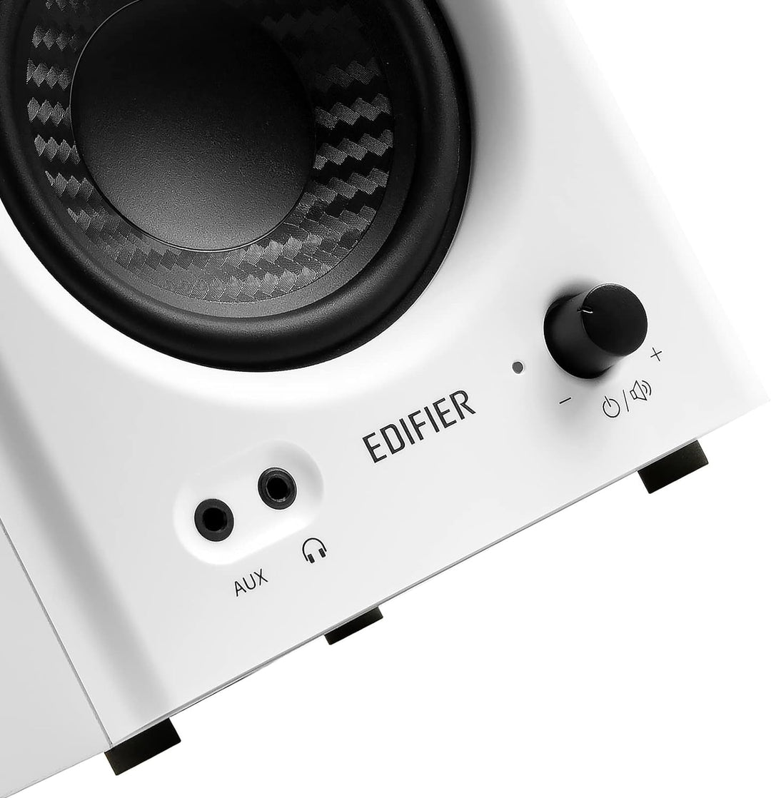 Edifier MR4 kompakte 2.0 Studiomonitore (42 Watt) mit Class-D Verstärker und Zwei wählbaren Klangmod