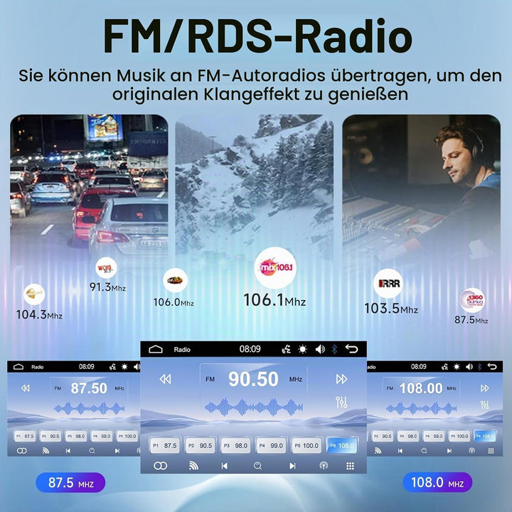 Hodozzy Autoradio 1 Din mit 7 Zoll Touchscreen, Ausklappbarem Bildschirm, Bluetooth und Mirrorlink,