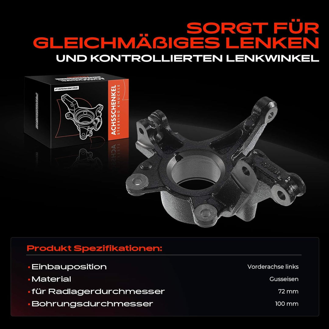 Achsschenkel Radaufhängung Vorne Links für Clio IV BH_ Clio IV Grandtour KH_ 0.9L 1.2L 1.5L 2012-201