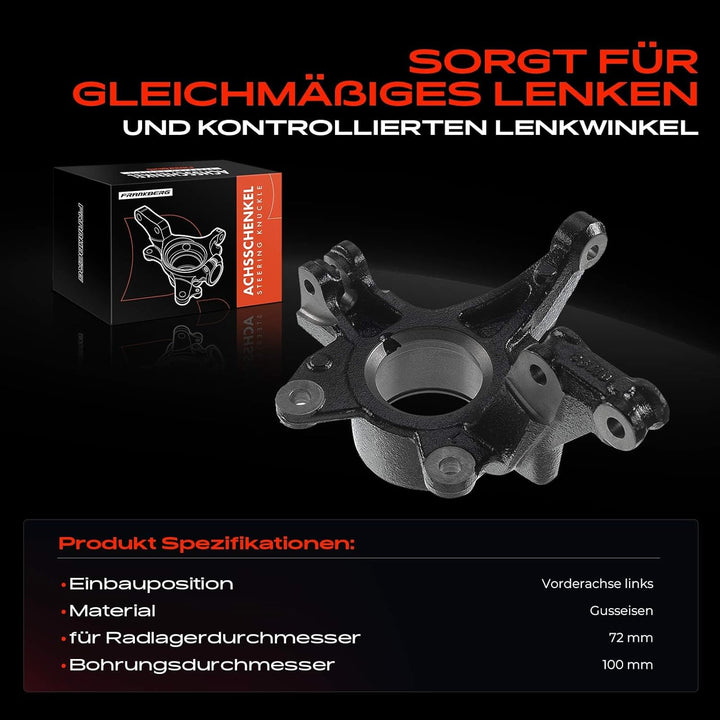 Achsschenkel Radaufhängung Vorne Links für Clio IV BH_ Clio IV Grandtour KH_ 0.9L 1.2L 1.5L 2012-201