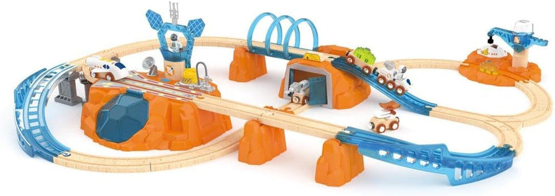 Hape Zugset Mars-Erkundung, Eisenbahn-Set, ab 3 Jahren