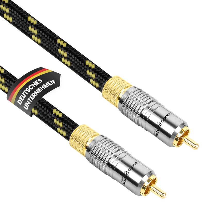 audio pirates by cammica Cinch Kabel 1x RCA Stecker auf 1x RCA Stecker, Audio-Kabel | High-End Audio