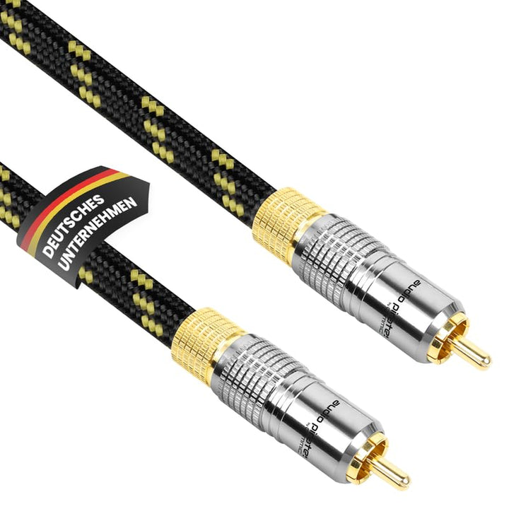 audio pirates by cammica Cinch Kabel 1x RCA Stecker auf 1x RCA Stecker, Audio-Kabel | High-End Audio