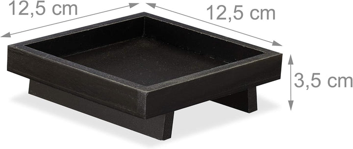 4 x Zen Garten, mit Buddha, Steinen, Sand, Räucherstäbchen & Teelichthalter, Entspannung, Feng Shui