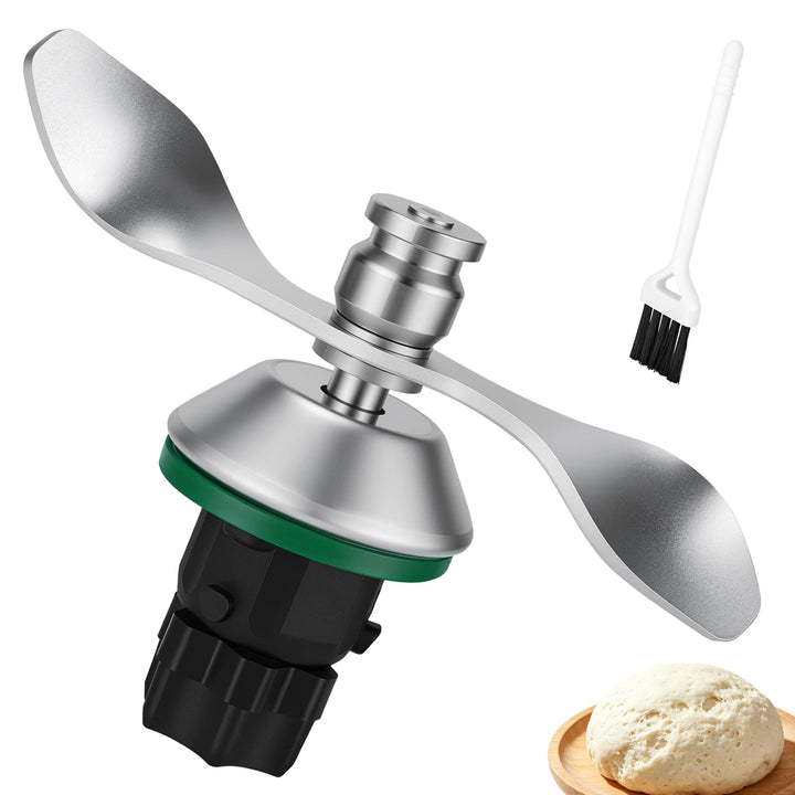 SelfTek Teigmesser für Thermomix TM7 TM6 TM5 - Edelstahl Teigmesser Ersatz für Thermomix, Sanftes Kn
