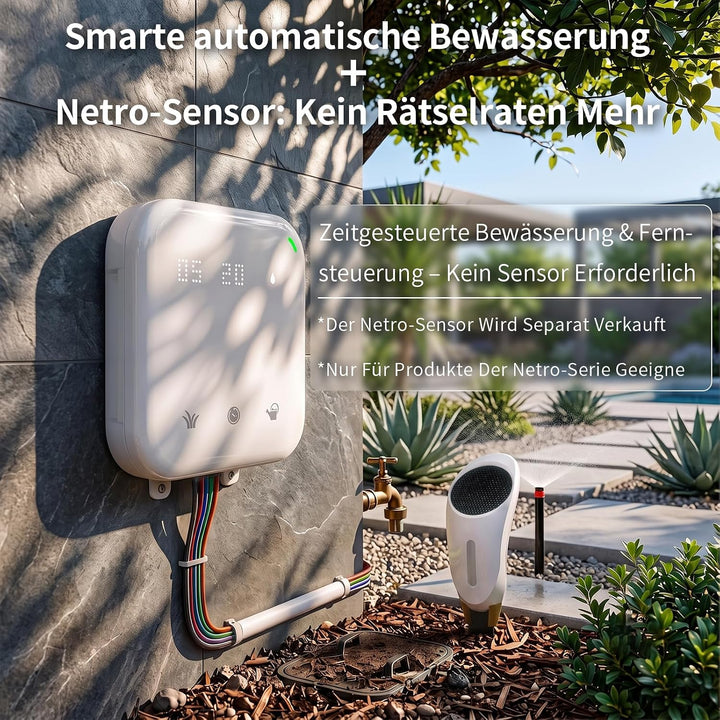 Netro Spark Smart Sprinkler-Controller, WiFi, wetterbewusst, Fernzugriff (16 Zonen), 16 Zone