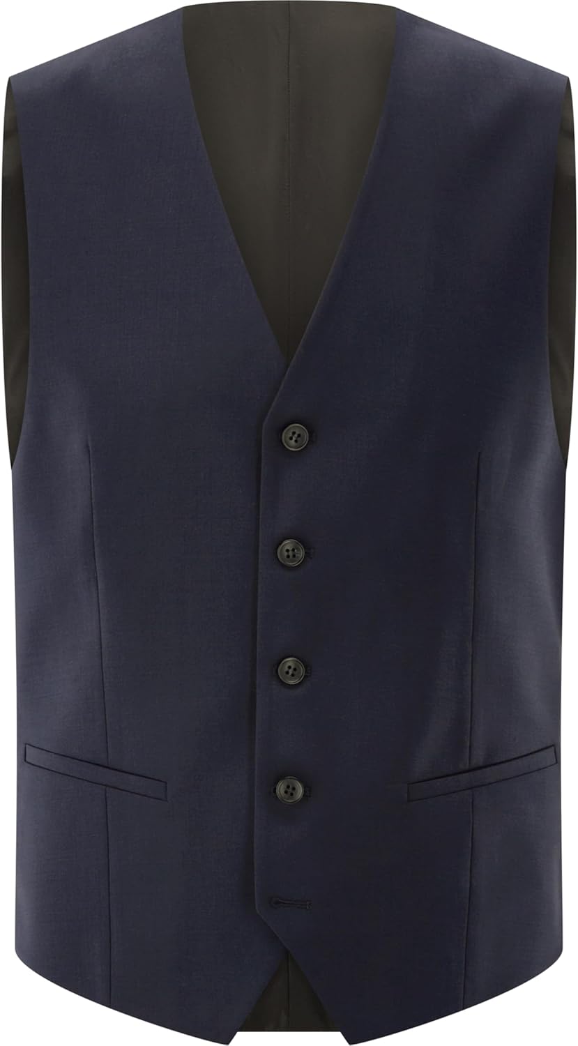 CG CLUB of GENTS Herren Carlton Anzugweste 98 Blau, 98 Blau