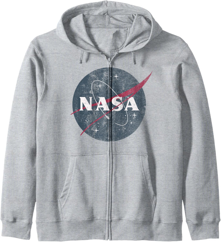 NASA Simple Vintage Logo Kapuzenjacke