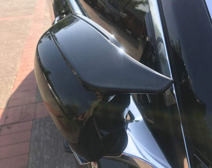 GSRECY Schwarz glänzend Seitenspiegel Abdeckkappen Kompatibel mit 2017-2020 BMW G30 G31 G20 G11 G12