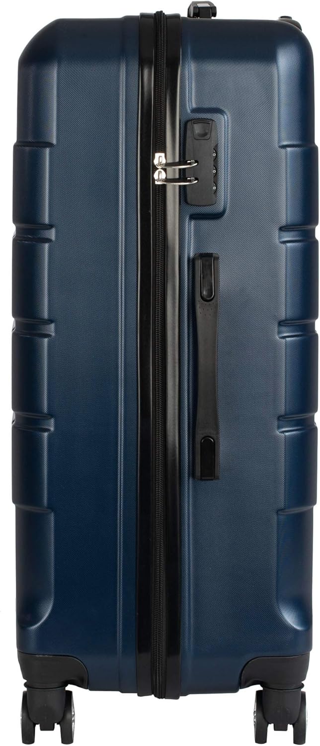 Cahoon - Hartschalen-Koffer Trolley Handgepäck Reisekoffer Kofferset 4 Rollen M-L-XL-Set 201 (dunkel