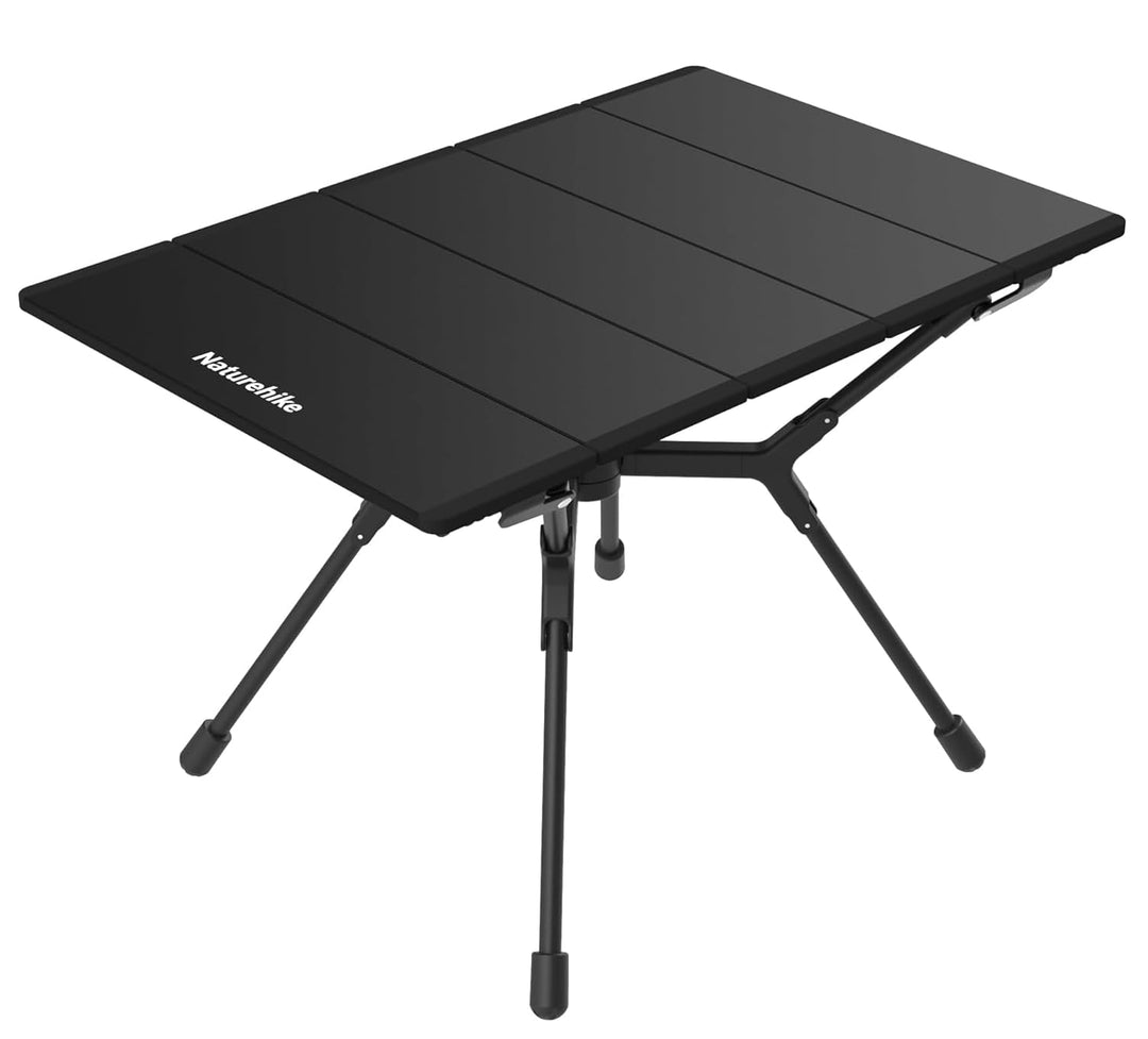 Naturehike Campingtisch Klapptisch aus Aluminium rollbar Camping Tisch klappbar Falttisch leicht für