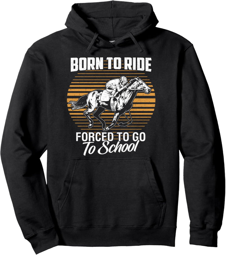 Pferde-Grafik für Damen und Mädchen Pullover Hoodie