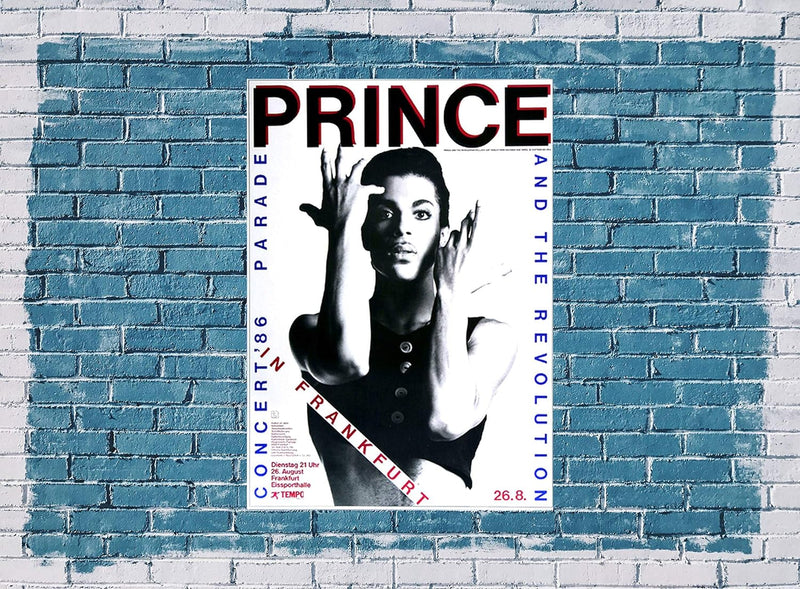 Prince - Parade, Frankfurt 1986 » Konzertplakat/Premium Poster | Live Konzert Veranstaltung | DIN A1