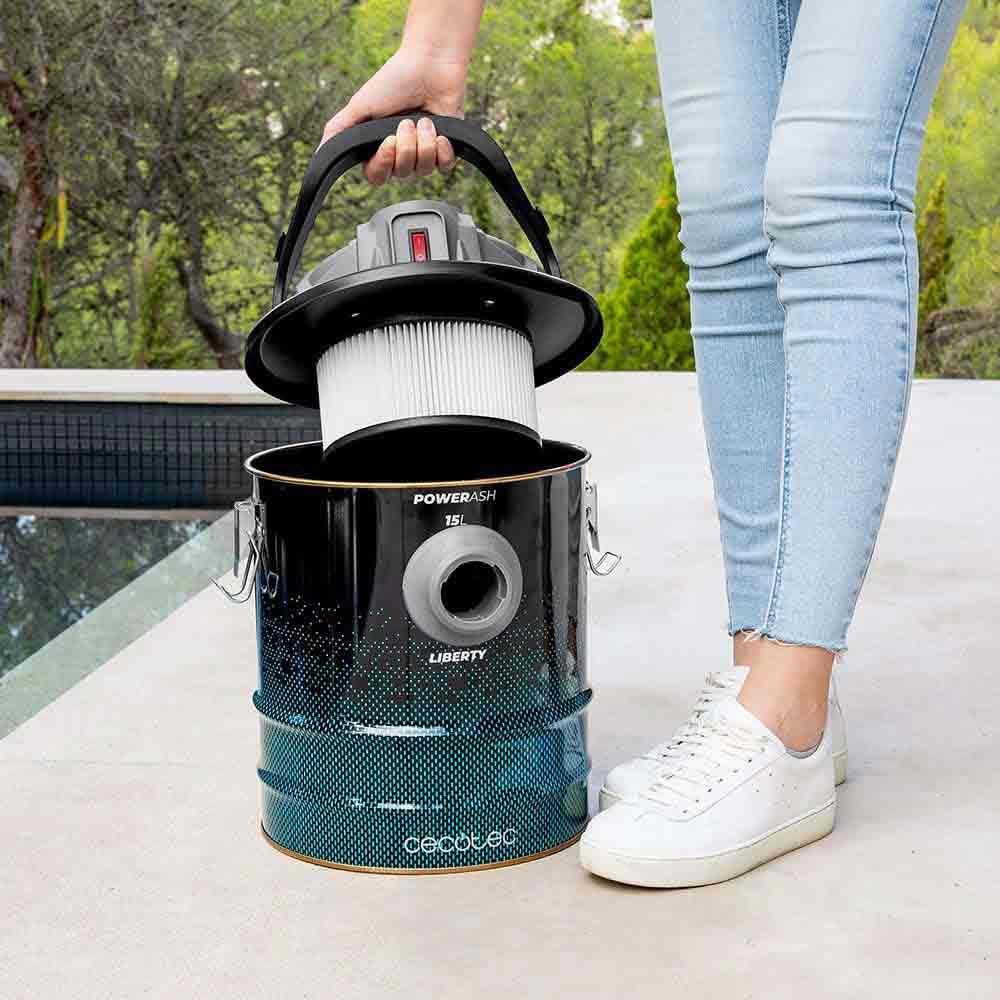 Cecotec Aschesauger Conga Ash 7000 Liberty. 120W, Extreme Saugleistung, 15 L, 18V Batterie, 15 Minut