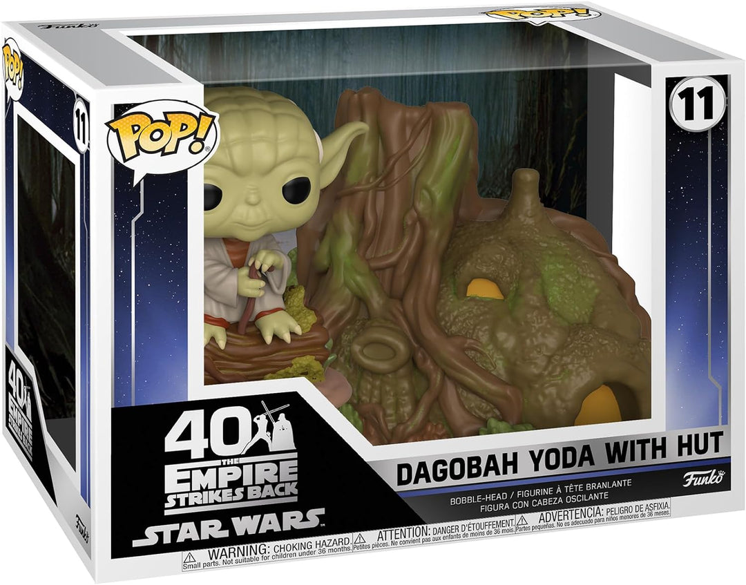 Funko Pop! Town: Star Wars - Yoda's Hut - Vinyl-Sammelfigur - Geschenkidee - Offizielle Handelswaren