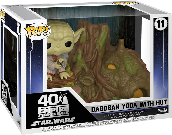Funko Pop! Town: Star Wars - Yoda's Hut - Vinyl-Sammelfigur - Geschenkidee - Offizielle Handelswaren