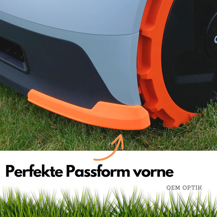 Kantenschutz kompatibel mit Segway Navimow i105e & i108e Schutz Bumper Tuning Mähroboter - einfach g