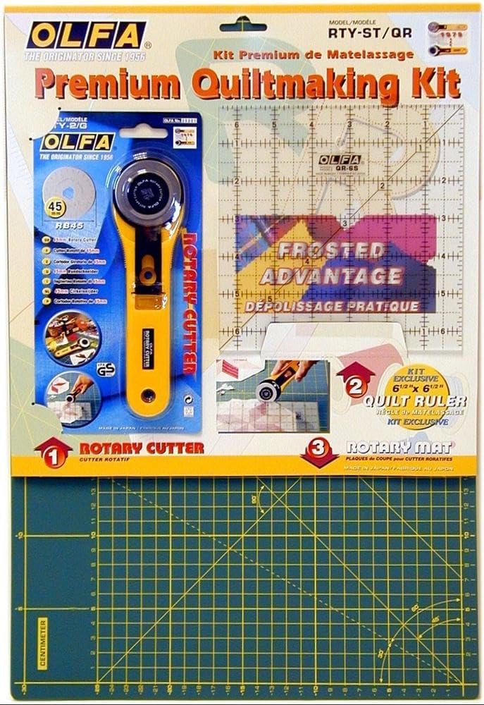 Olfa Rty-St/Cg 45 mm Rollenschneider/selbstheilende Unterlage/Quilt-Lineal