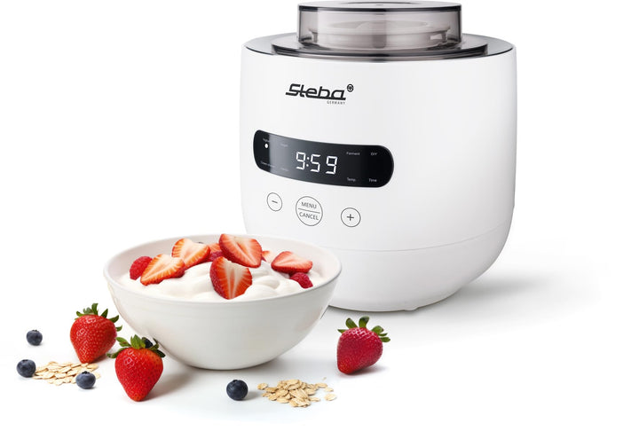 Steba Joghurt-Maker, 1 Joghurtglas mit 2 l Volumen, 1 Joghurtglas mit 1,3 l Volumen, 5 Automatikprog