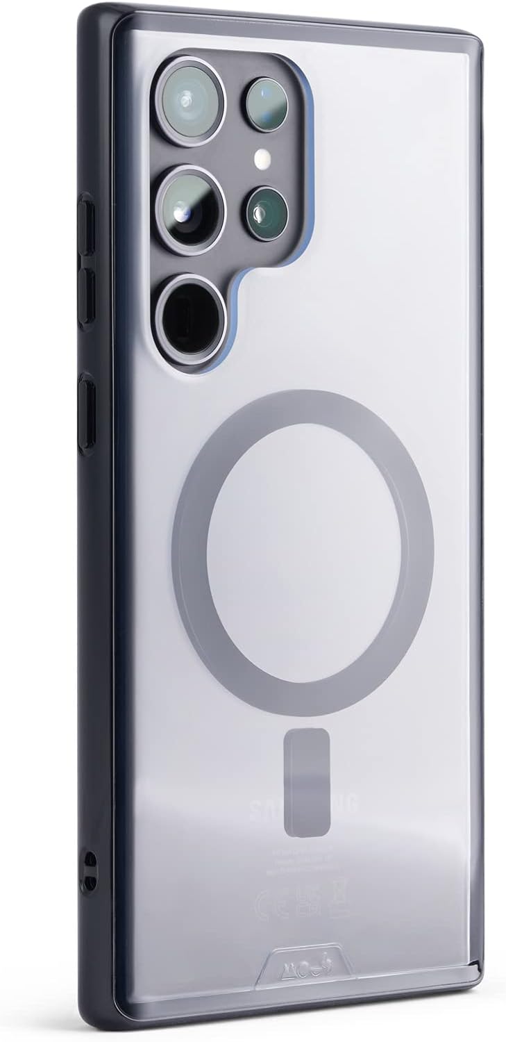 Mous - Durchsichtig Hülle für Samsung Galaxy S23 Ultra - Clarity 2.0 - Handyhülle S23 Ultra MagSafe-