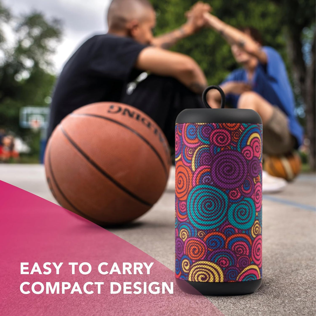 Music Sound | Vertikaler Speaker | Bluetooth 5.0 Outdoor Lautsprecher - 5 Watt Leistung - Playtime 4