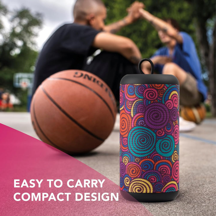 Music Sound | Vertikaler Speaker | Bluetooth 5.0 Outdoor Lautsprecher - 5 Watt Leistung - Playtime 4