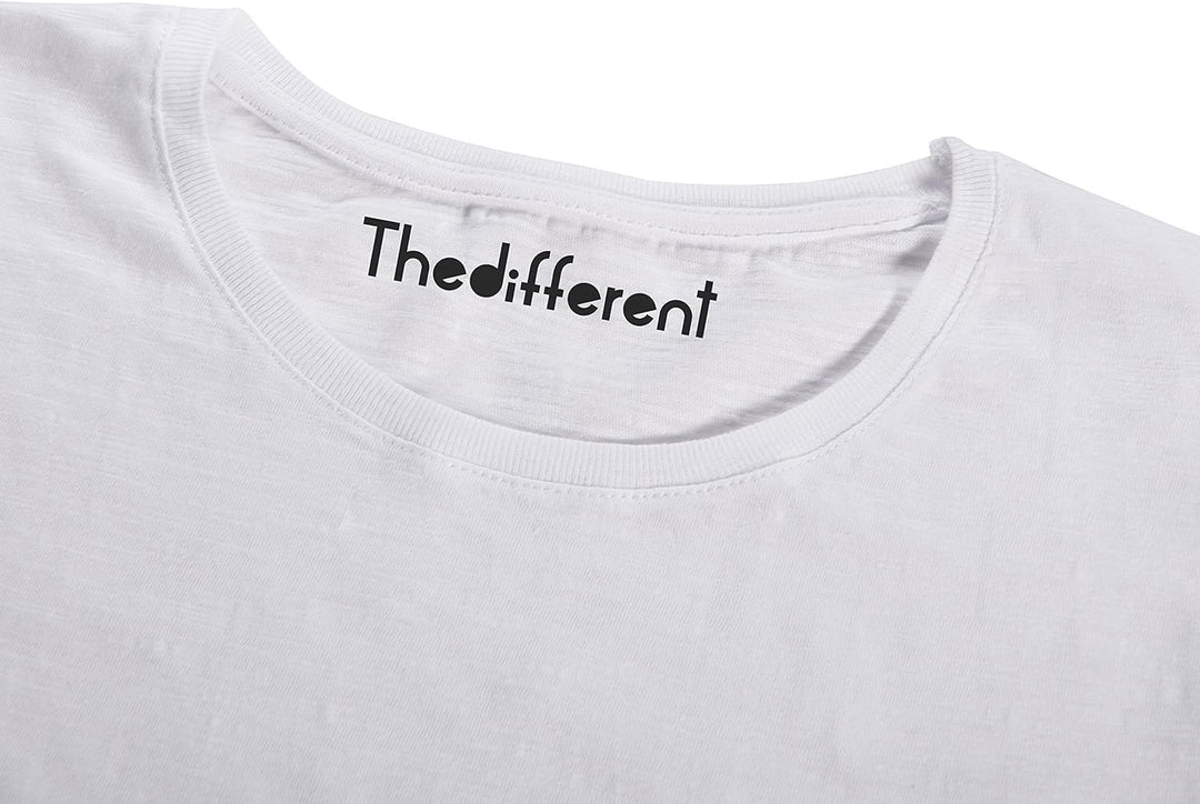 T-Shirt für Damen mit Flammen, für Mädchen, mit Herz-Motiv, Geschenkidee L Schwarz, L Schwarz