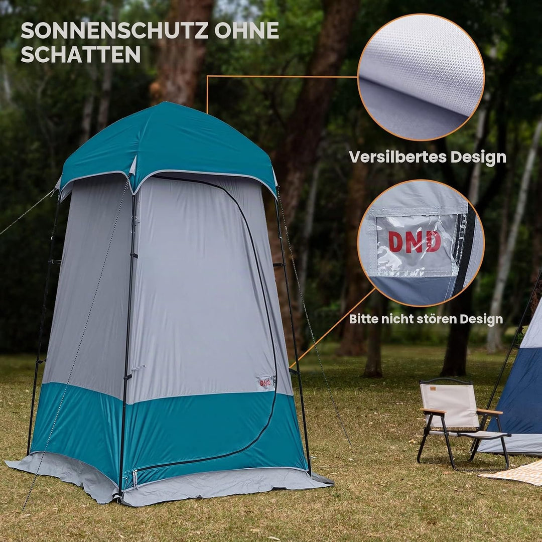 UNP Camping Duschzelt, Outdoor-Camping, Sichtschutz, Umkleidezimmer, tragbares WC-Zelt für Wandern,