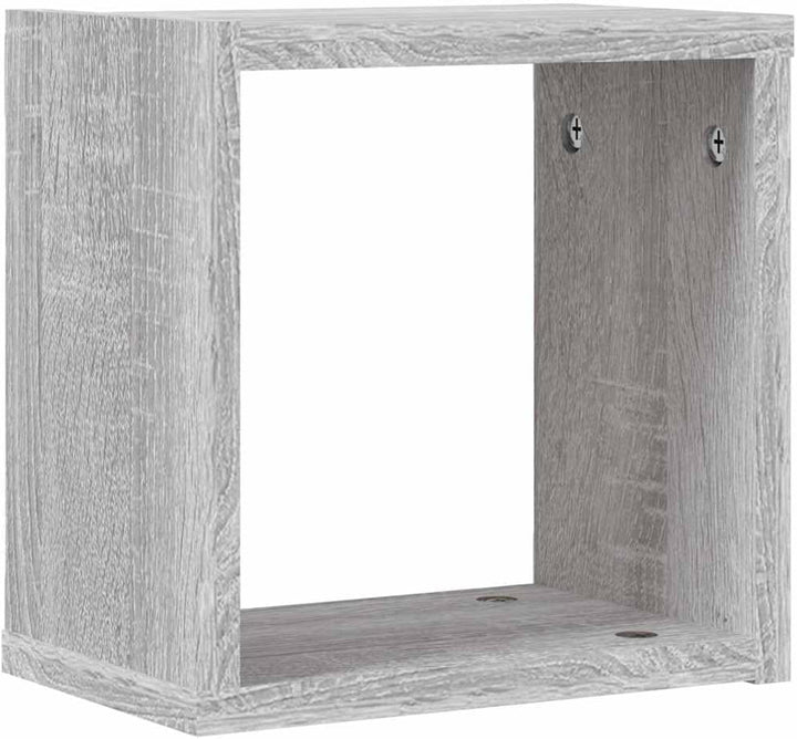 vidaXL Wandregale Wandhalterung 4 STK. Graues Sonoma 26 x 15 x 26 cm | Macht jeden Raum schicker mit