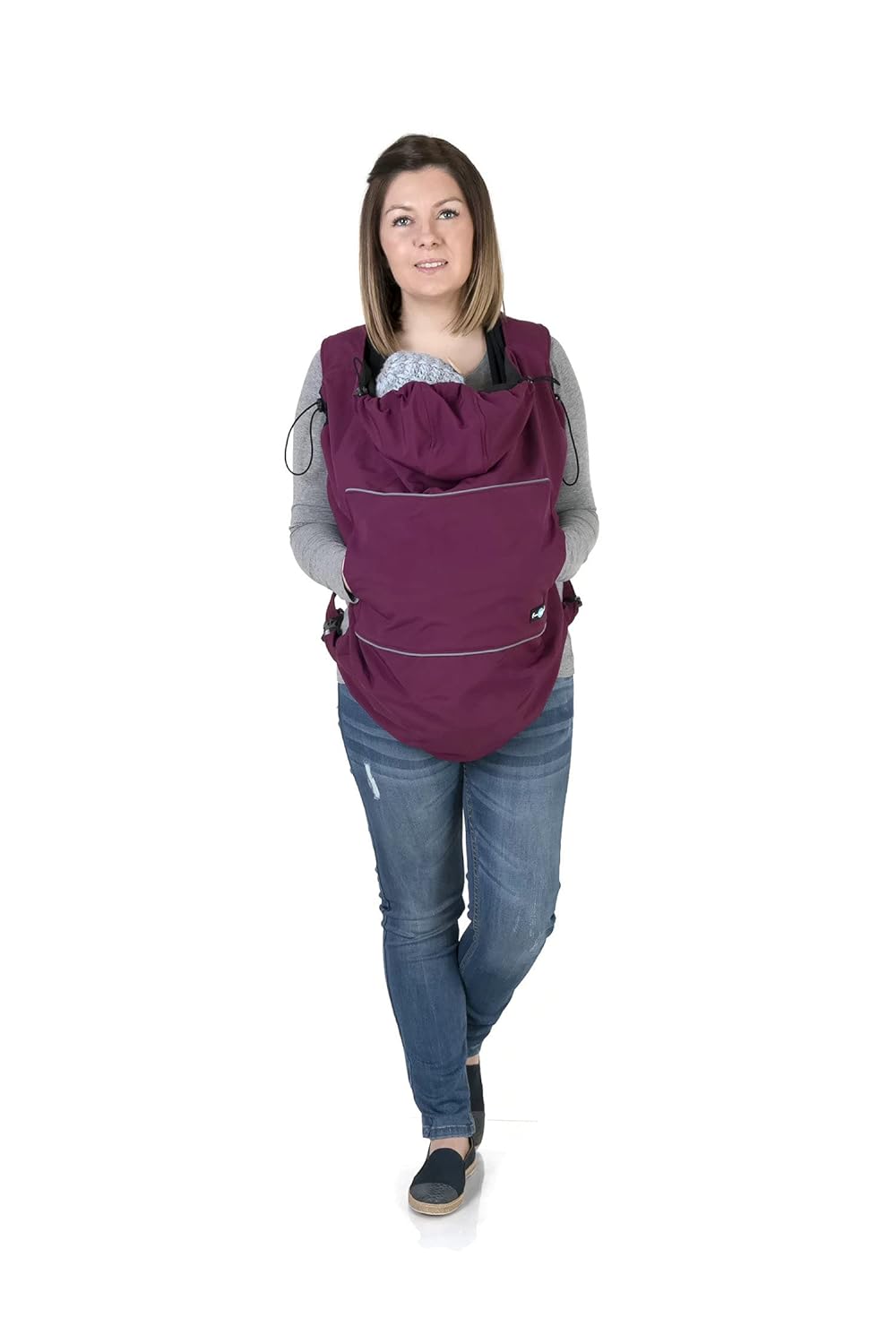 fun2bemum Softshell BABY Tragecover Pflaume