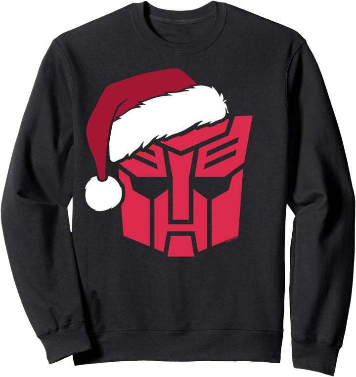 Transformers Christmas Autobots Santa Hat Logo Sweatshirt