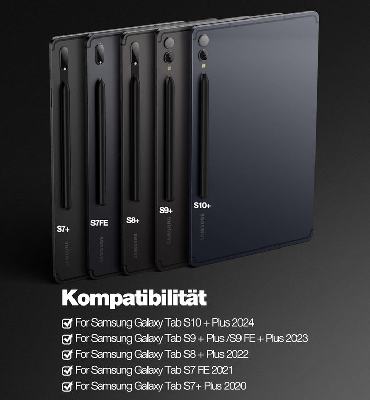 Dexnor Tastatur Hülle für Samsung Galaxy Tab S10+ Plus/S9+ Plus/S9 FE+ Plus/S8+ Plus/S7 FE/S7+ Plus