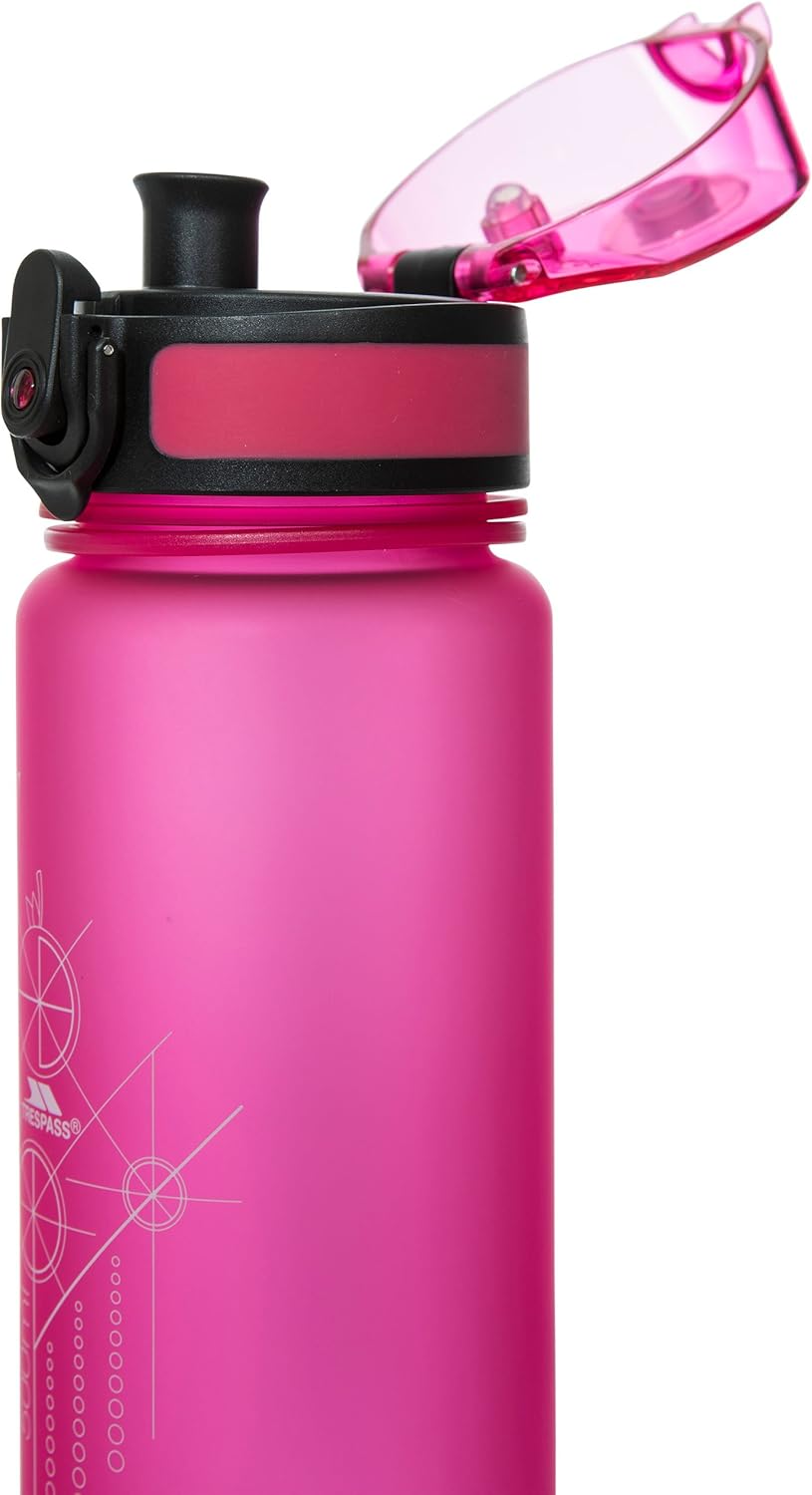 Trespass Steinschloss Sportflasche 500 ml Rose, 500 ml Rose