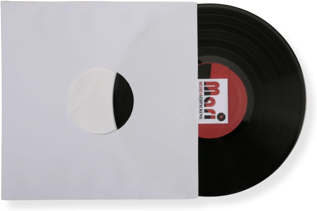 200 St. LP Schallplatten Innenhüllen ungefüttert 90 gramm reinweisses Papier Vinyl LP Maxi Single