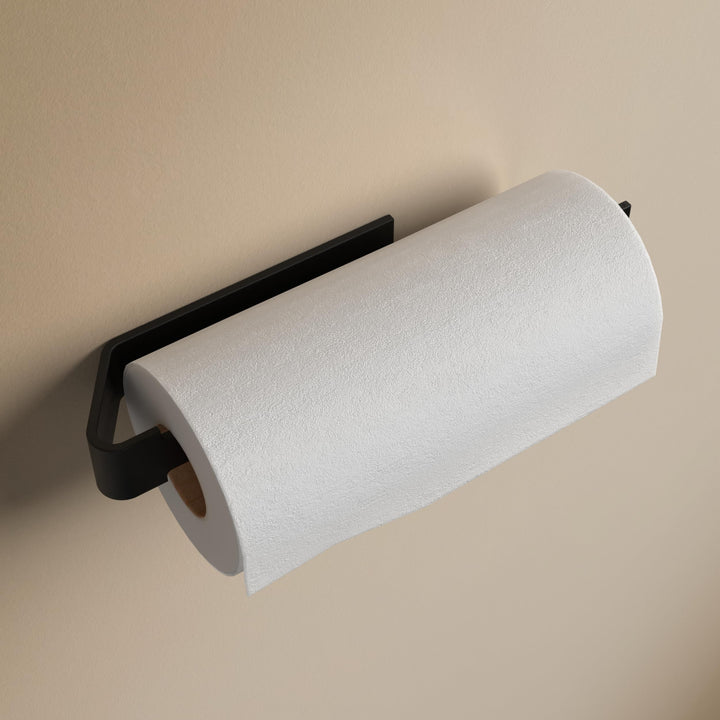Designfabrik Hamburg Küchenrollenhalter ohne Bohren | Papierrollenhalter Wand | Rollenhalter selbstk