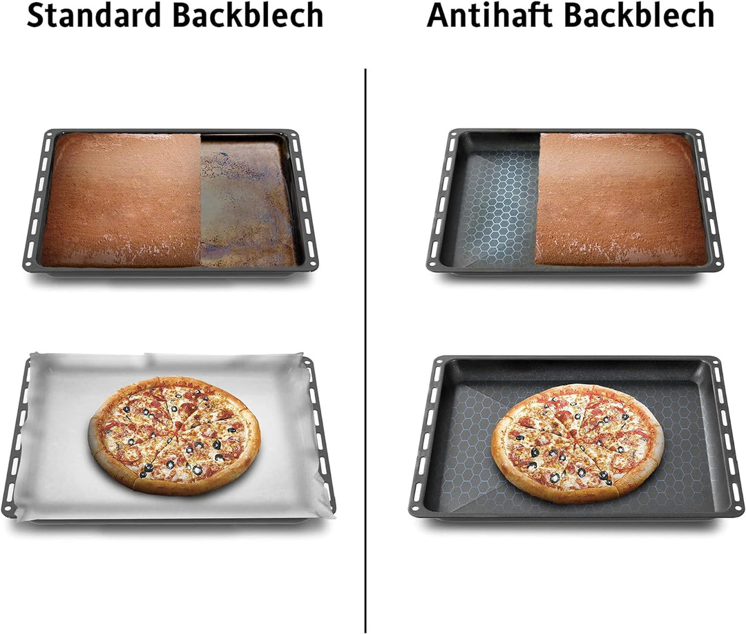 ICQN 445 x 375 x 25 mm Antihaft-Beschichtung Backblech, Passend für Whirlpool, Ignis, Bauknecht, Ind