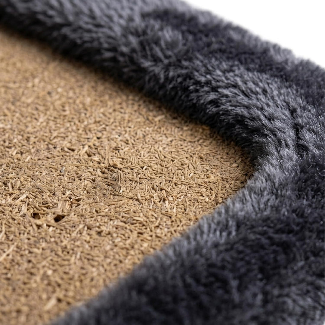 Relaxdays Hundetreppe, 3 Stufen, HxBxT: 36,5 x 35 x 45 cm, 50 kg, Abnehmbarer Stoffbezug, Hunderampe