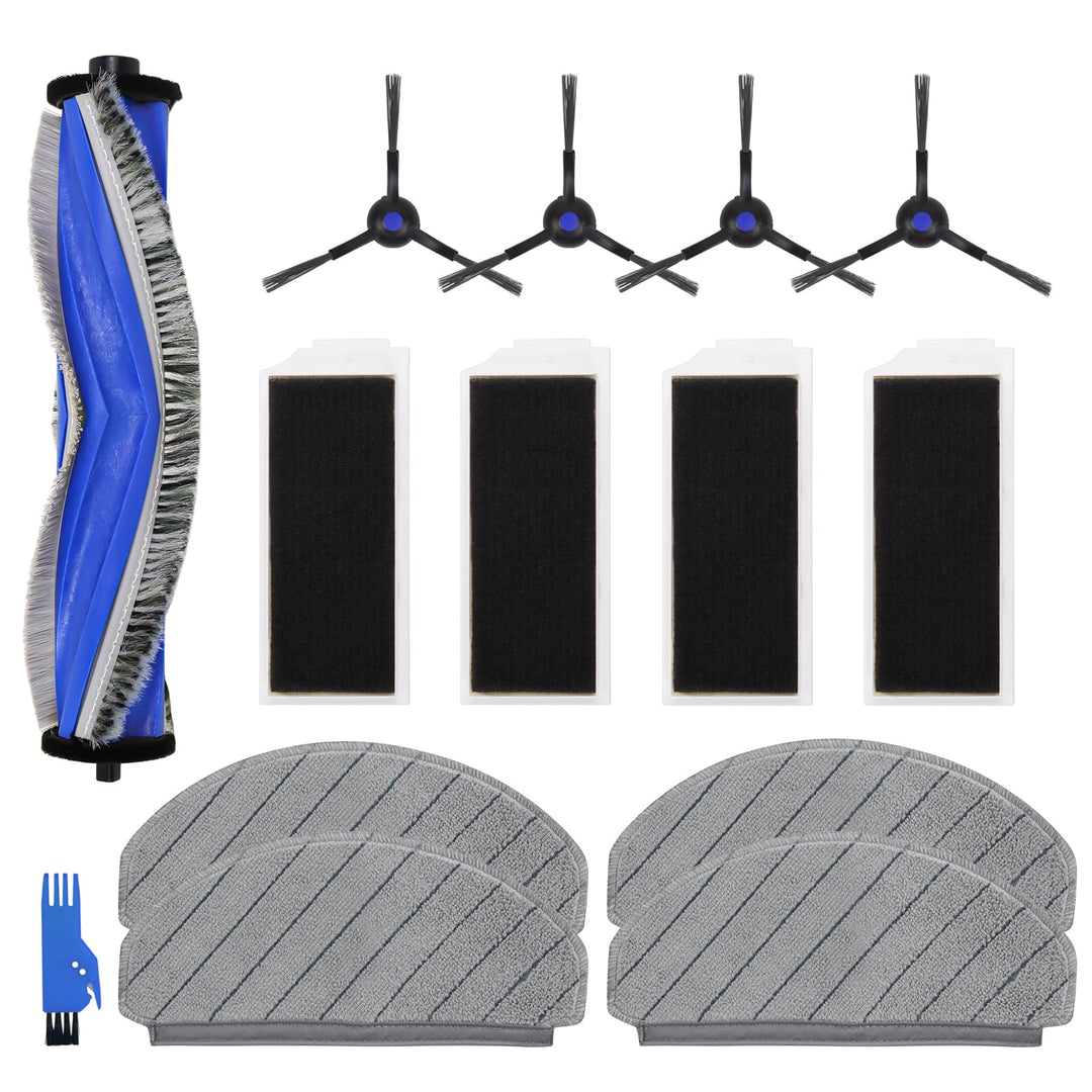N20 Zubehör Ersatz Kompatibel für ECOVACS DEEBOT N20, N20 Plus, N20 Pro Plus Saugroboter, 1 Hauptbür