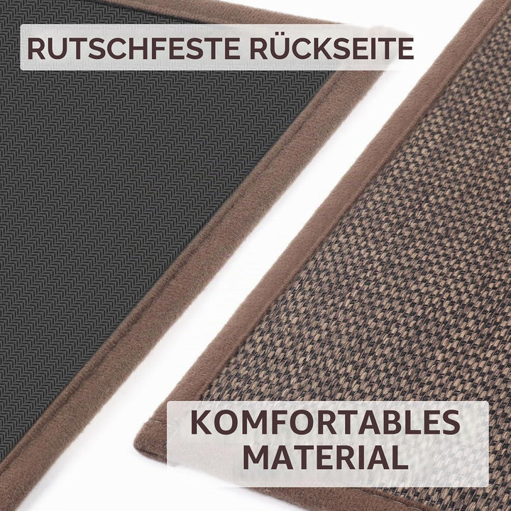 LEKEEPGO Fussmatte Innen 60 x 90 cm, rutschfest Fussmatte, waschbar Schmutzfangmatte, Dünn Türmatte