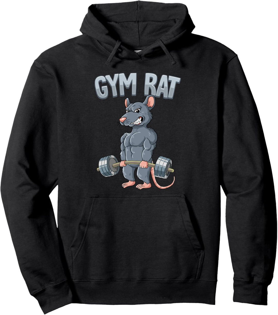 Gewichtstraining Deadlift Gym Rat Pullover Hoodie