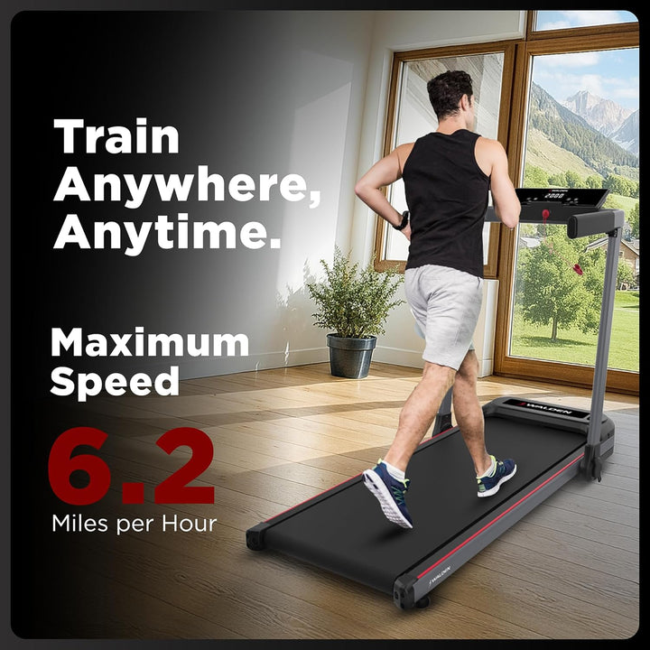 Walden Laufband Elektrisch Klappbar F2800 – Walking Pad für Zuhause & Büro, 2,5 PS Motor, Geschwindi