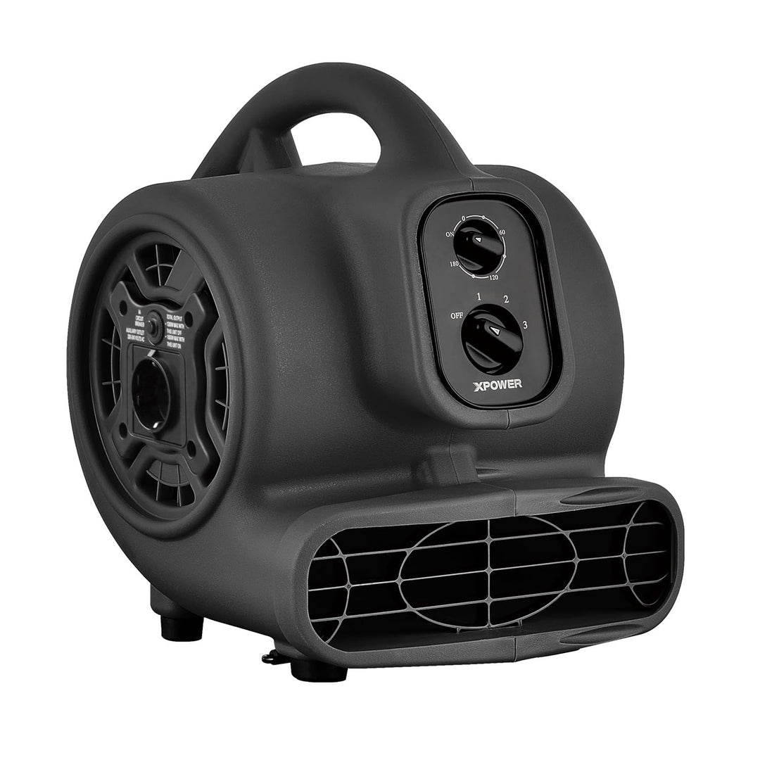 XPower Mighty Centrifugal Air Mover, Carpet Dryer, Floor Fan, Blower, Stackable, Daisy Chain, for Wa