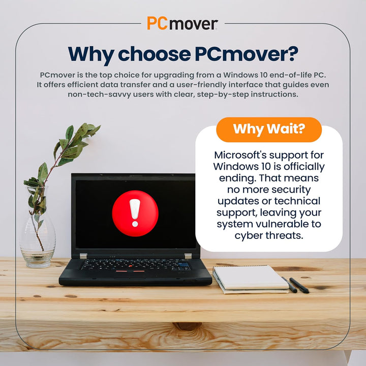 LAPLINK PCmover Professional 11 – Migration Software, für Dateien, Ordner & Programme, 5 Gbps Super